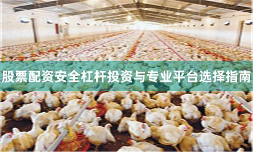 股票配资安全杠杆投资与专业平台选择指南